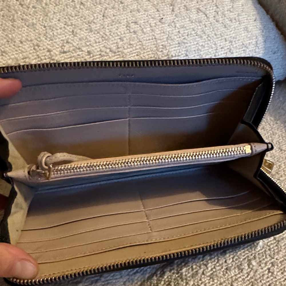 Chloe Black Wallet with Gold Accent - Picture 4 of 7